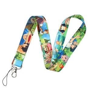 HOWL'S MOVING CASTLE Anime 17.7" Lanyard ID Badge Key Holder Neck Strap
